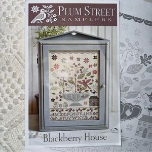Blackberry House Cross Stitch Pattern - Plum Street Samplers